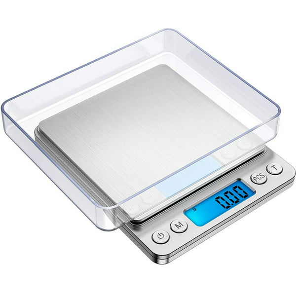 3kg/1g LCD Stainless Steel Electronic Digital Scale Kitchen Weighing Food Scale